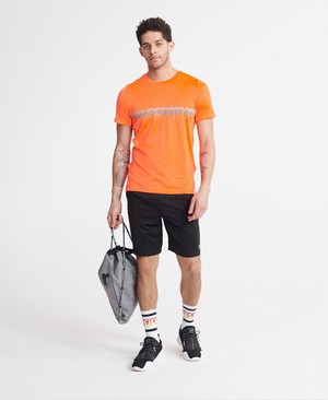 Superdry Training Férfi Rövidnadrág Fekete | MWPEG5390